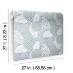 York Wallcoverings Vinca - Blue Wallpaper | Buy Online York Wallcoverings Vinca wallpaper, color Blue, SKU GO8225