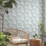 York Wallcoverings Vinca - Blue Wallpaper | Buy Online York Wallcoverings Vinca wallpaper, color Blue, SKU GO8225