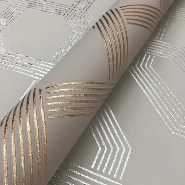 York Wallcoverings Viva Lounge wallpaper, color Gold Metallic, SKU Y6221201
