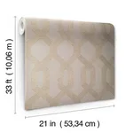 York Wallcoverings Viva Lounge wallpaper, color Gold Metallic, SKU Y6221201