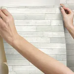 York Wallcoverings Warehouse Planks - White Wallpaper | Buy Online York Wallcoverings Warehouse Planks wallpaper, color White, SKU PSW1293RL