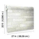 York Wallcoverings Warehouse Planks - White Wallpaper | Buy Online York Wallcoverings Warehouse Planks wallpaper, color White, SKU PSW1293RL