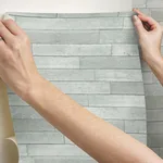 York Wallcoverings Warehouse Planks - Grey Wallpaper | Buy Online York Wallcoverings Warehouse Planks wallpaper, color Grey, SKU PSW1295RL