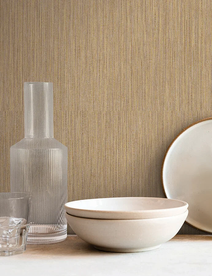York Wallcoverings Washed Ramie - Canyon Wallpaper | Buy Online York Wallcoverings Washed Ramie wallpaper, color Canyon, SKU SI25855