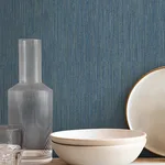 York Wallcoverings Washed Ramie - Cobalt Wallpaper | Buy Online York Wallcoverings Washed Ramie wallpaper, color Cobalt, SKU SI25856