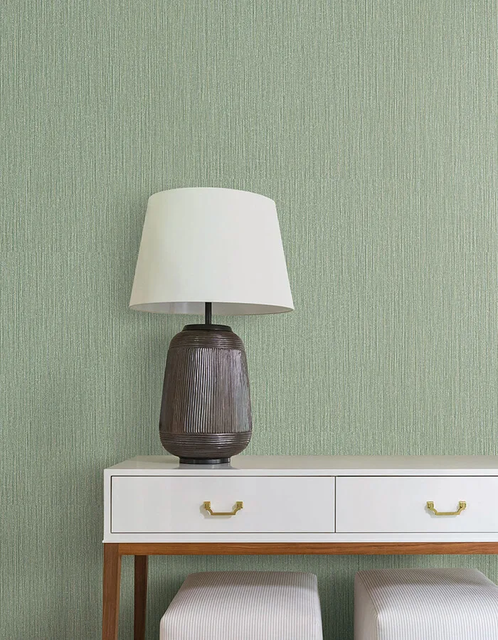 York Wallcoverings Washed Ramie wallpaper, color Sea Glass, SKU SI25854