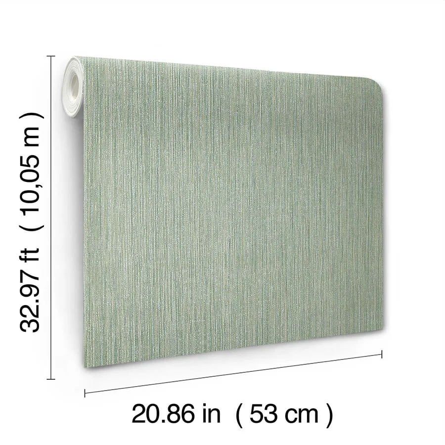 York Wallcoverings Washed Ramie wallpaper, color Sea Glass, SKU SI25854