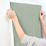 York Wallcoverings Washed Ramie wallpaper, color Sea Glass, SKU SI25854