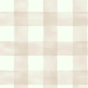 York Wallcoverings Magnolia Home Watercolor Check wallpaper, color Pink, SKU PSW1170RL