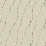 York Wallcoverings Wavy Stripe - Beige Metallic Wallpaper | Buy Online York Wallcoverings Wavy Stripe wallpaper, color Beige Metallic, SKU Y6201404