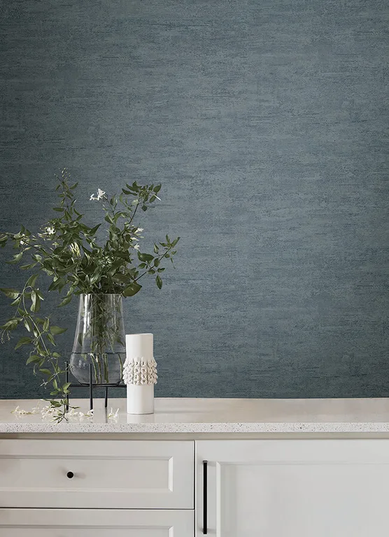 York Wallcoverings Weathered Stucco wallpaper, color Dusty Blue, SKU SI25752