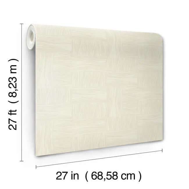 York Wallcoverings Wicker Dot wallpaper, color Beige, SKU OI0635