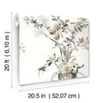 York Wallcoverings Wild Flowers - Neutral Wallpaper | Buy Online York Wallcoverings Wild Flowers wallpaper, color Neutral, SKU PSW1365RL