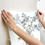 York Wallcoverings Wild Flowers - Jade Wallpaper | Buy Online York Wallcoverings Wild Flowers wallpaper, color Jade, SKU PSW1367RL