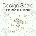York Wallcoverings Magnolia Home Wildflower wallpaper, color Black & White, SKU PSW1153RL