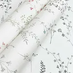 York Wallcoverings Wildflower Sprigs - Black & White Wallpaper | Buy Online York Wallcoverings Wildflower Sprigs wallpaper, color Black & White, SKU PSW1522RL