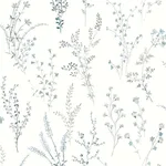 York Wallcoverings Wildflower Sprigs wallpaper, color Blue & Green, SKU PSW1523RL