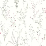 York Wallcoverings Wildflower Sprigs wallpaper, color Multicolor, SKU PSW1524RL