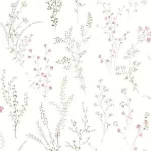 York Wallcoverings Wildflower Sprigs wallpaper, color Multicolor, SKU PSW1524RL