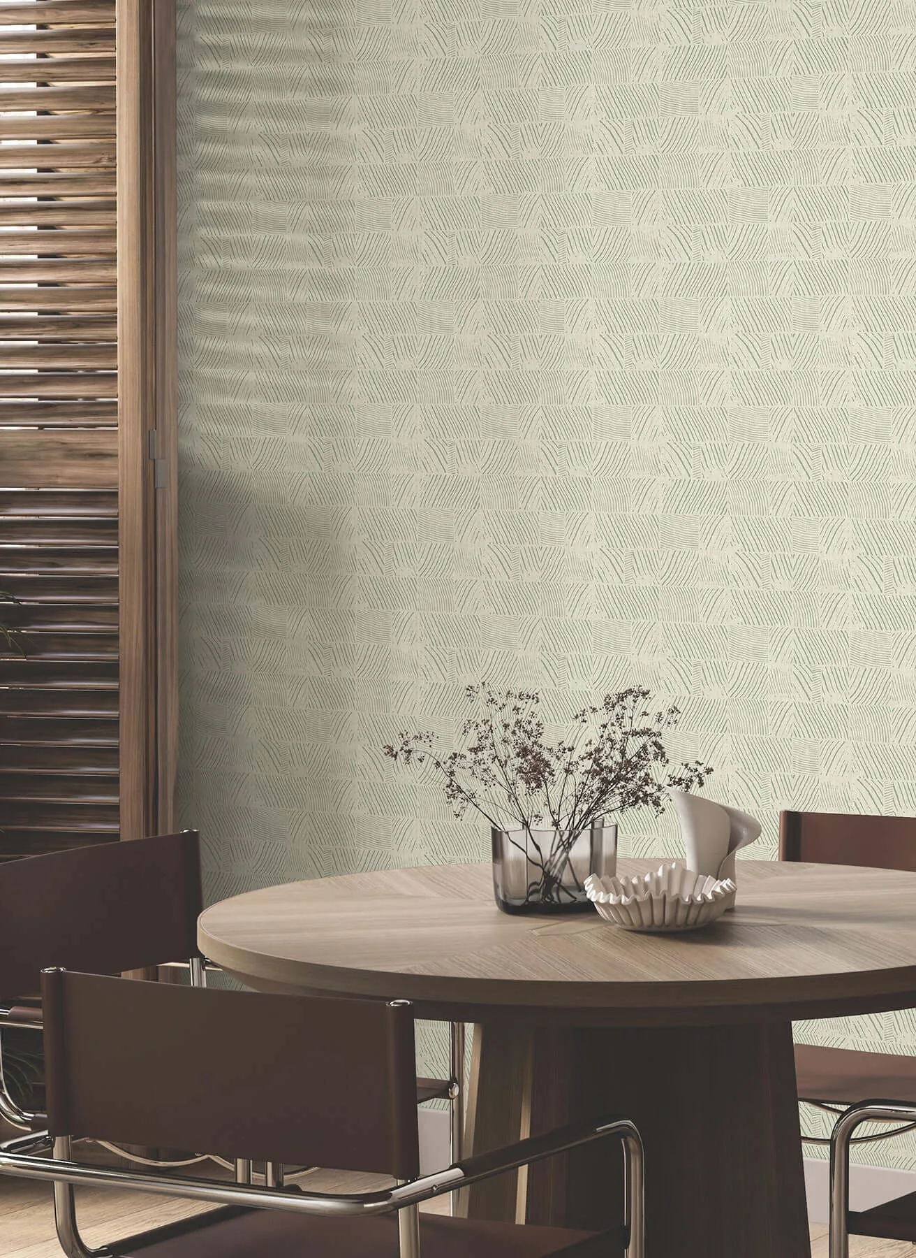 York Wallcoverings Woodcut wallpaper, color Green & Stone, SKU GN2624