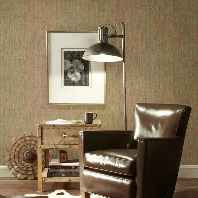 York Wallcoverings Woven Crosshatch Ramie Grasscloth wallpaper, color Beige, SKU VG4423