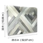 York Wallcoverings Wynwood Geometric - Grey Wallpaper | Buy Online York Wallcoverings Wynwood Geometric wallpaper, color Grey, SKU UC3834