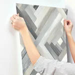 York Wallcoverings Wynwood Geometric - Grey Wallpaper | Buy Online York Wallcoverings Wynwood Geometric wallpaper, color Grey, SKU UC3834