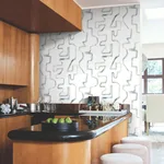 York Wallcoverings Abstract Aura wallpaper, color Blue Smoke, SKU AG2055