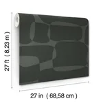 York Wallcoverings Block - Black & Metallic Wallpaper | Buy Online York Wallcoverings Block wallpaper, color Black & Metallic, SKU AG2073
