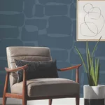 York Wallcoverings Block - Peacock Wallpaper | Buy Online York Wallcoverings Block wallpaper, color Peacock, SKU AG2075
