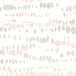 York Wallcoverings Dewdrops - Pink & Grey Wallpaper | Buy Online York Wallcoverings Dewdrops wallpaper, color Pink & Grey, SKU AG2047