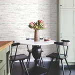 York Wallcoverings Dewdrops - Pink & Grey Wallpaper | Buy Online York Wallcoverings Dewdrops wallpaper, color Pink & Grey, SKU AG2047