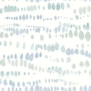 York Wallcoverings Dewdrops wallpaper, color Blue, SKU AG2045