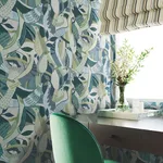 York Wallcoverings Fauvist Flock wallpaper, color Green, SKU AG2017