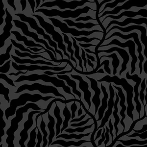 York Wallcoverings Fern Fronds wallpaper, color Black, SKU AG2062