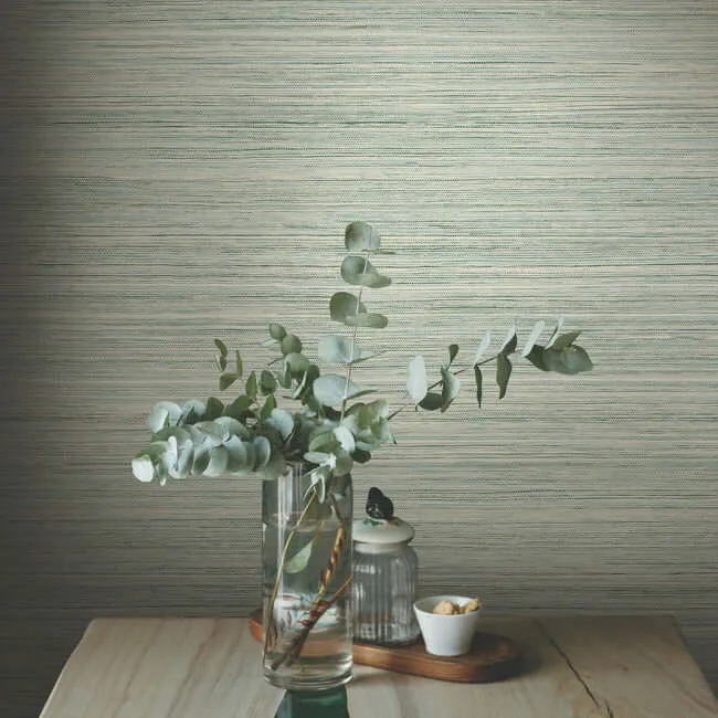 York Wallcoverings Fountain Grass wallpaper, color Jade, SKU GO8303