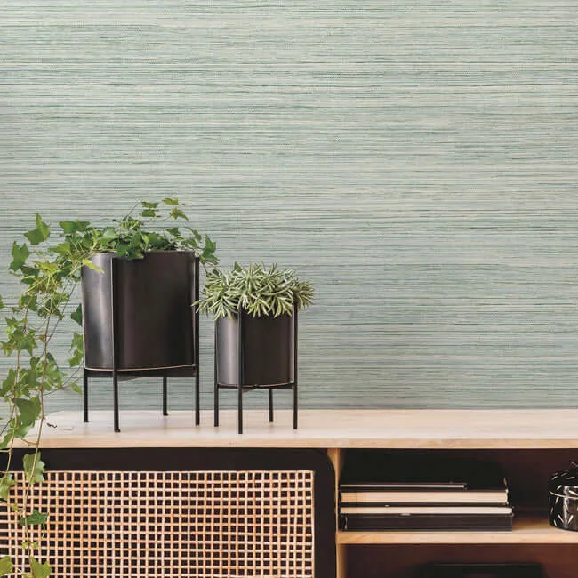 York Wallcoverings Fountain Grass wallpaper, color Jade, SKU GO8303