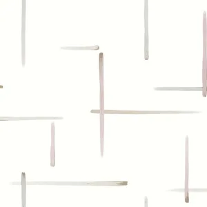 York Wallcoverings Gilded Sumi-E wallpaper, color Orchid & Glint, SKU AG2040