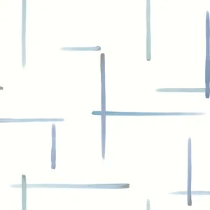 York Wallcoverings Gilded Sumi-E wallpaper, color Blue & Glint, SKU AG2042