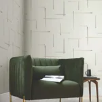York Wallcoverings Gilded Sumi-E wallpaper, color Neutral & Glint, SKU AG2043