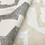 York Wallcoverings Modern Tribal - Linen & Charcoal Wallpaper | Buy Online York Wallcoverings Modern Tribal wallpaper, color Linen & Charcoal, SKU AG2101