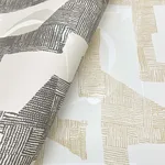 York Wallcoverings Modern Tribal - Linen & Charcoal Wallpaper | Buy Online York Wallcoverings Modern Tribal wallpaper, color Linen & Charcoal, SKU AG2101