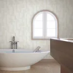 York Wallcoverings Modern Tribal wallpaper, color Dove & Sand, SKU AG2102