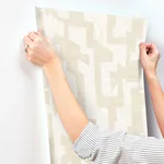 York Wallcoverings Modern Tribal - Caramel & Cream Wallpaper | Buy Online York Wallcoverings Modern Tribal wallpaper, color Caramel & Cream, SKU AG2103