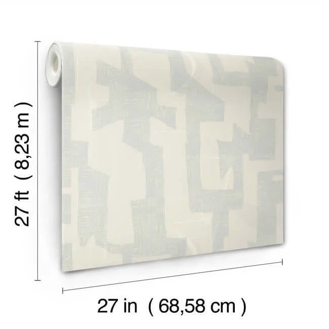 York Wallcoverings Modern Tribal - Neutral & Grey Wallpaper | Buy Online York Wallcoverings Modern Tribal wallpaper, color Neutral & Grey, SKU AG2105