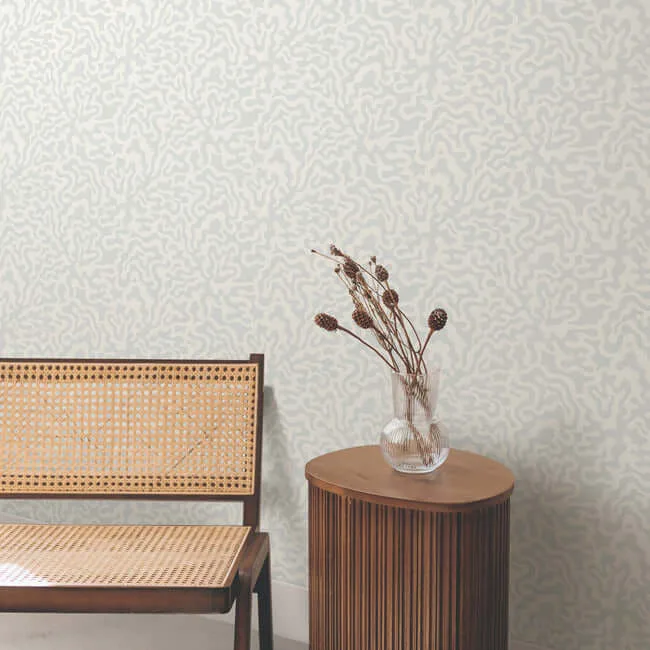 York Wallcoverings Nebulous Cloud - Duck Egg Wallpaper | Buy Online York Wallcoverings Nebulous Cloud wallpaper, color Duck Egg, SKU AG2022