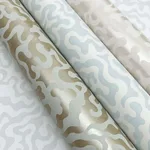 York Wallcoverings Nebulous Cloud - Grey & Gold Wallpaper | Buy Online York Wallcoverings Nebulous Cloud wallpaper, color Grey & Gold, SKU AG2023