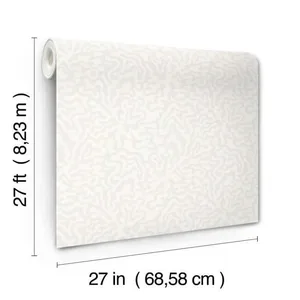 York Wallcoverings Nebulous Cloud wallpaper, color Dove Grey, SKU AG2024