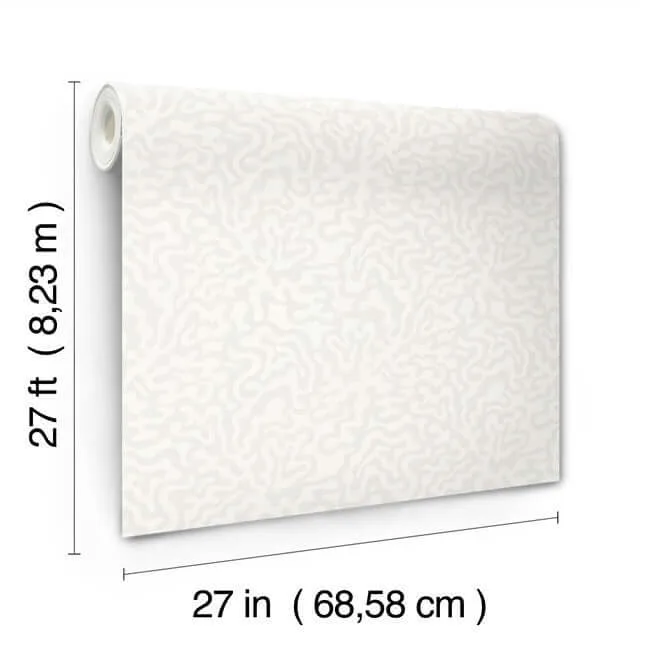 York Wallcoverings Nebulous Cloud wallpaper, color Dove Grey, SKU AG2024
