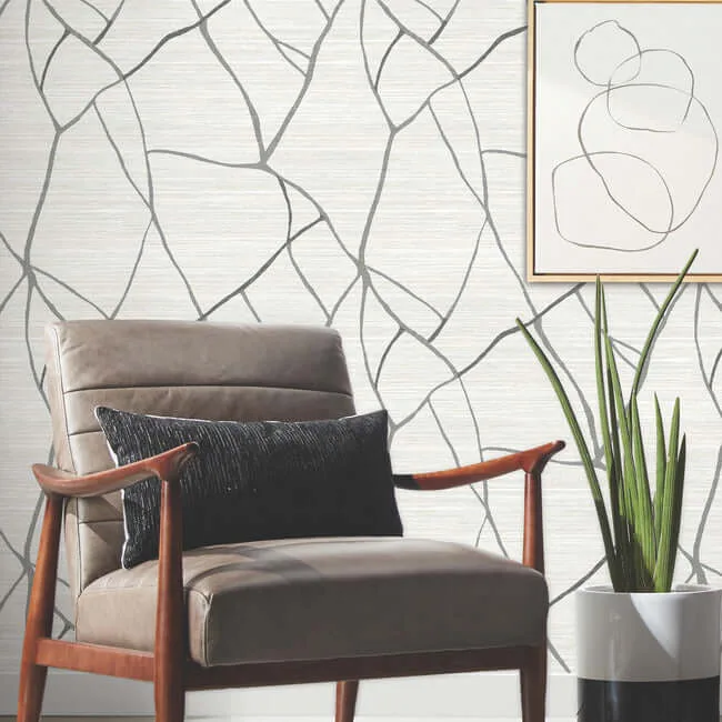 York Wallcoverings Raska wallpaper, color Ivory, SKU AG2081